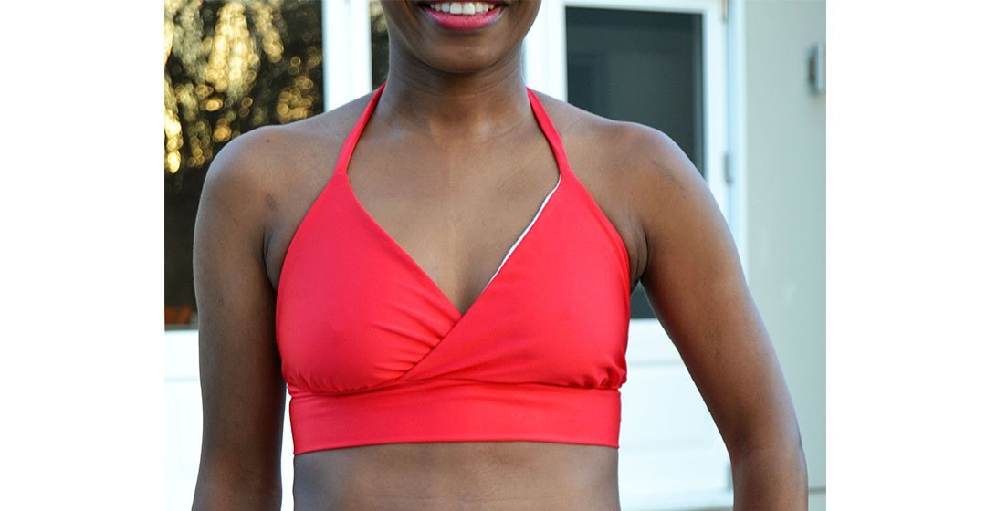PDF Swimsuit Pattern Lily Tie Front Bow Bikini Top – GigiPatterns