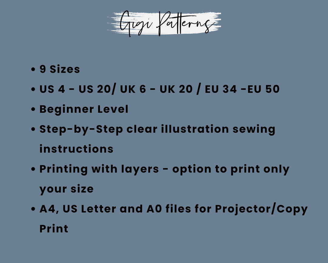 Silk Cowl Slip Dress Pattern | Easy Dress Pattern | Dress Sewing Pattern Pdf | Backless Dress | Printable Sewing Pattern | Easy Digital Pdf